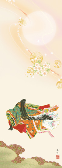 おひな様(お雛様)　掛け軸