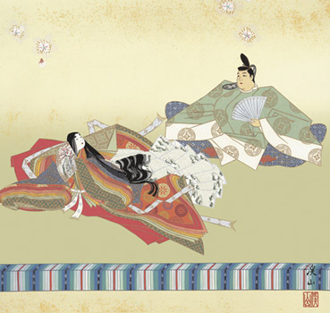 桃の節句　掛け軸